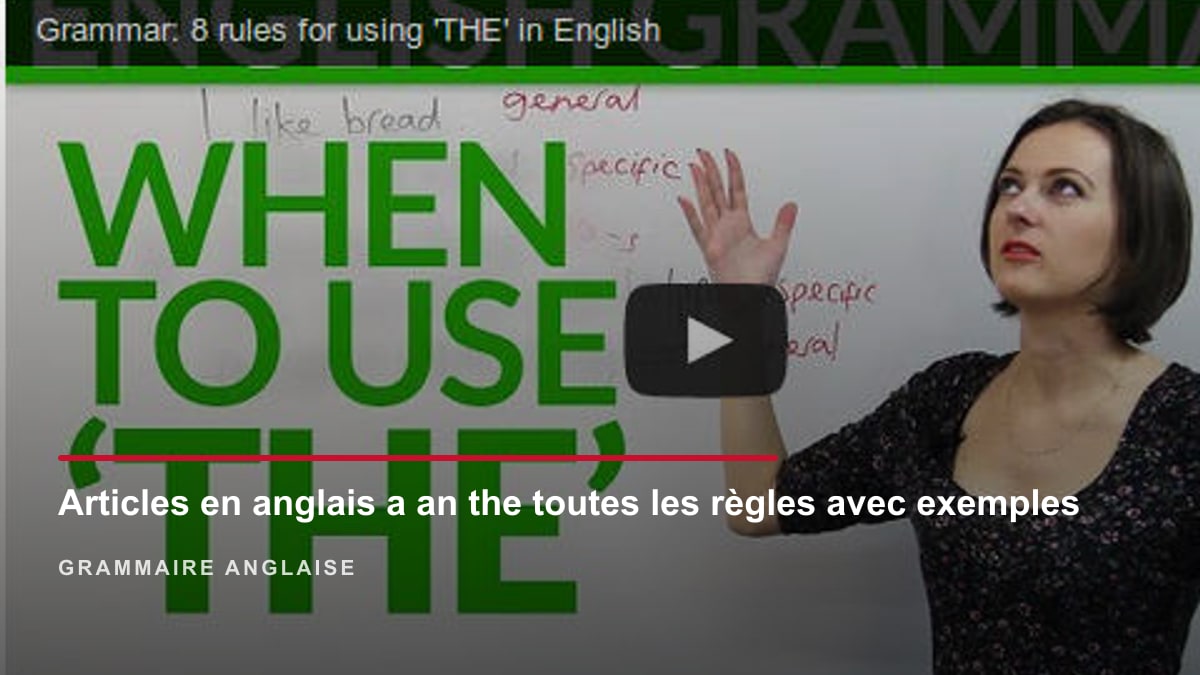 Illustration de l'article : Articles en anglais : a, an, the — toutes les règles avec exemples