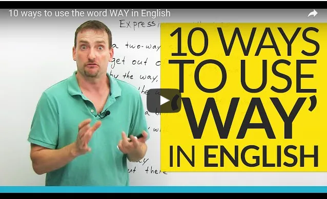 Illustration de l'article : WAY en anglais : 10 façons de l'utiliser avec des exemples